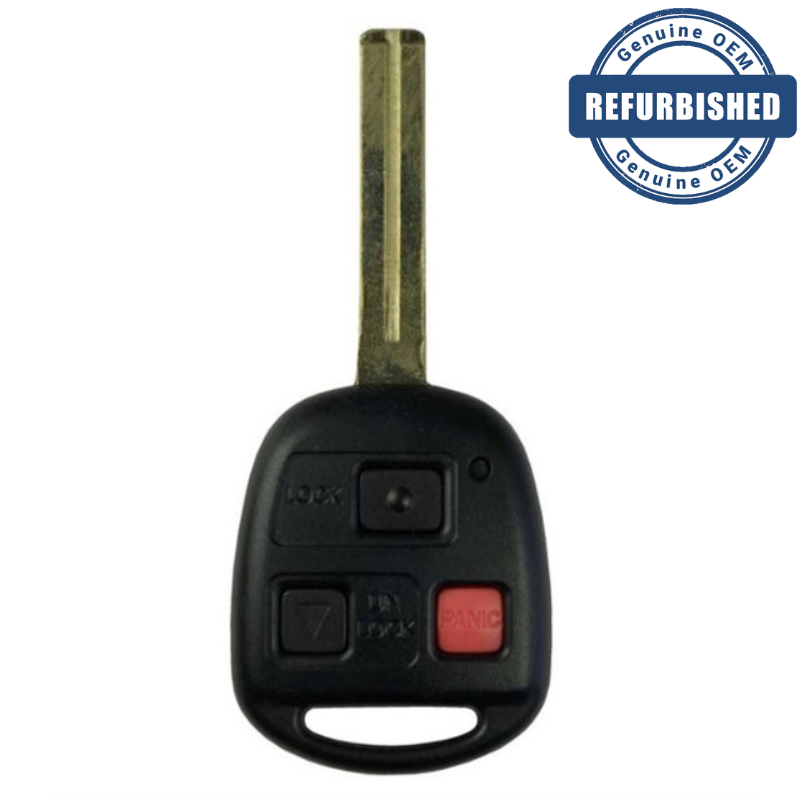 2002 Lexus LX470 3 Button Remote Head Key PN: 89070-60081