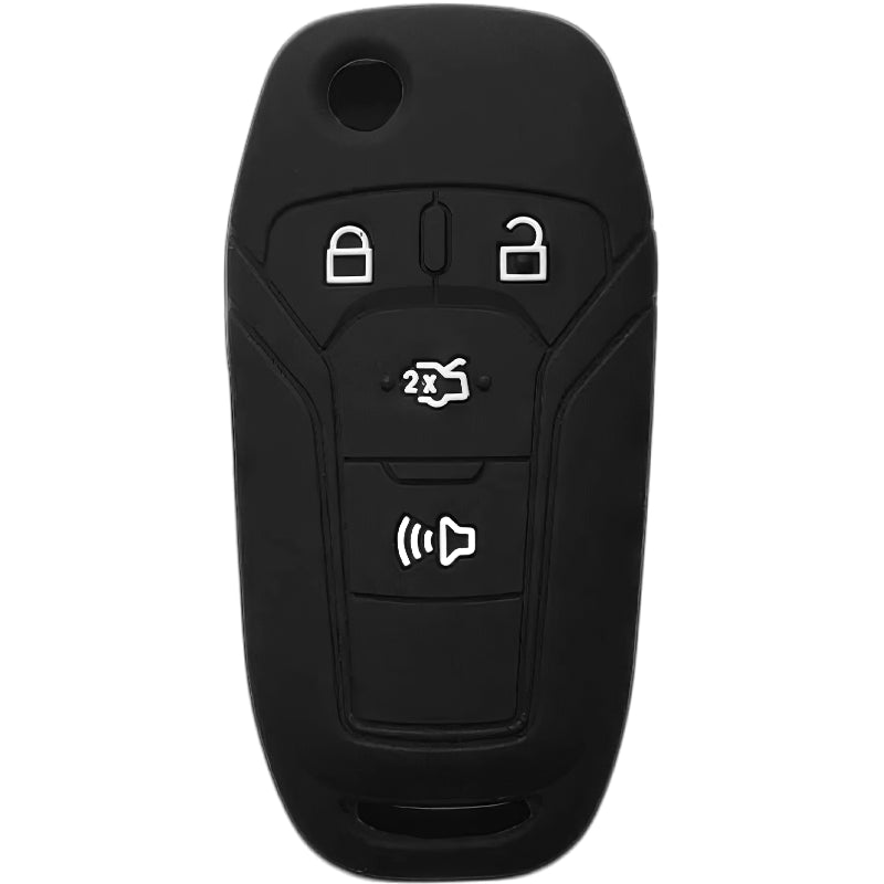 Silicone Key Fob Cover For Ford 4 Buttons Flipkey Remote