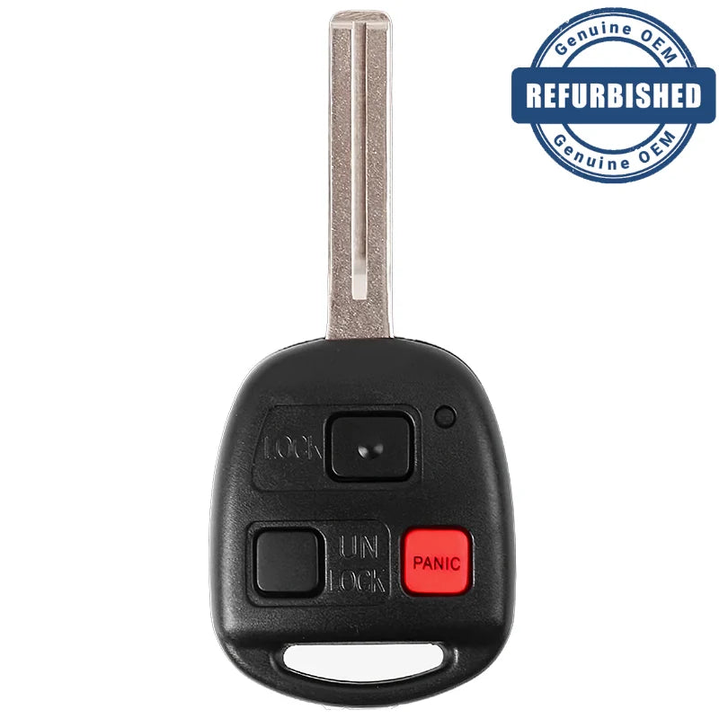 2003 Lexus GX470 3 Button Remote Head Key PN: 89070-60801