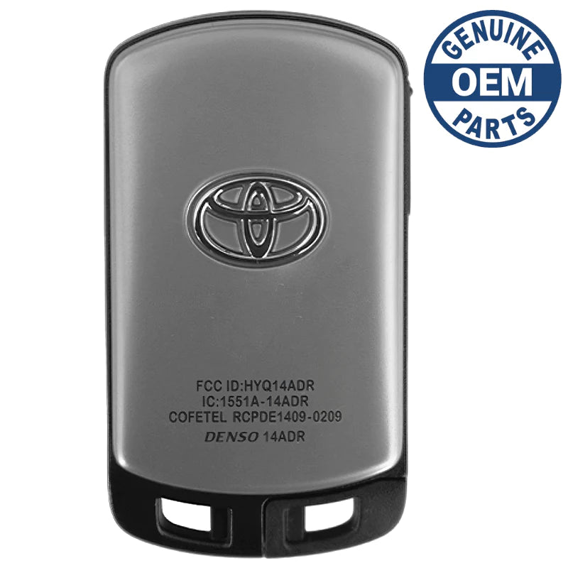 2018 Toyota Sienna Smart Key Remote PN: 89904-08040