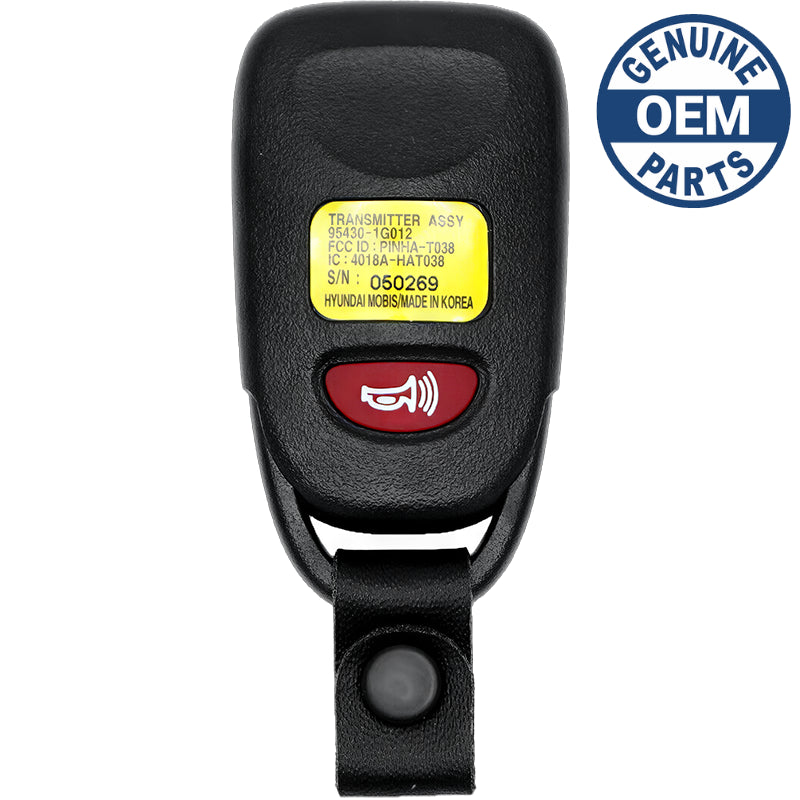2010 Kia Rio Regular Remote PN: 95430-1G012