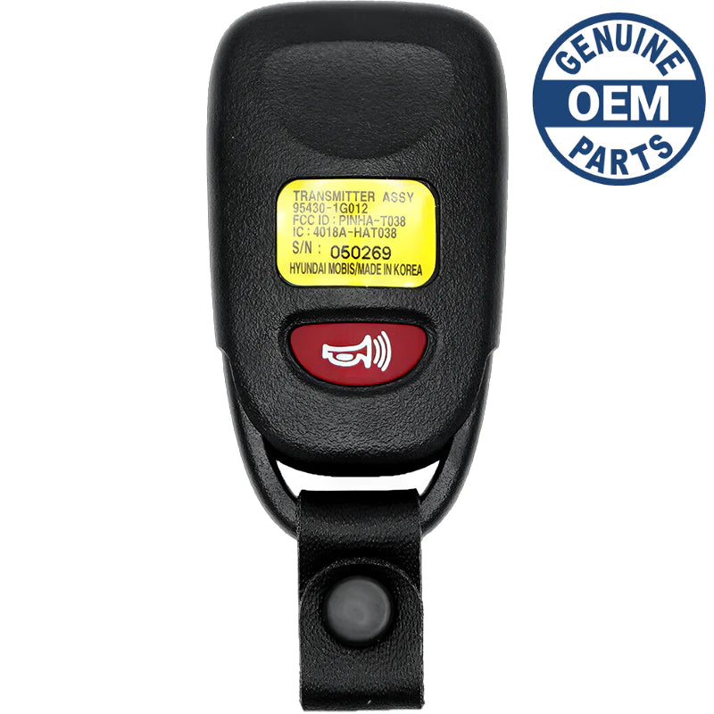 2011 Kia Rio Regular Remote PN: 95430-1G012