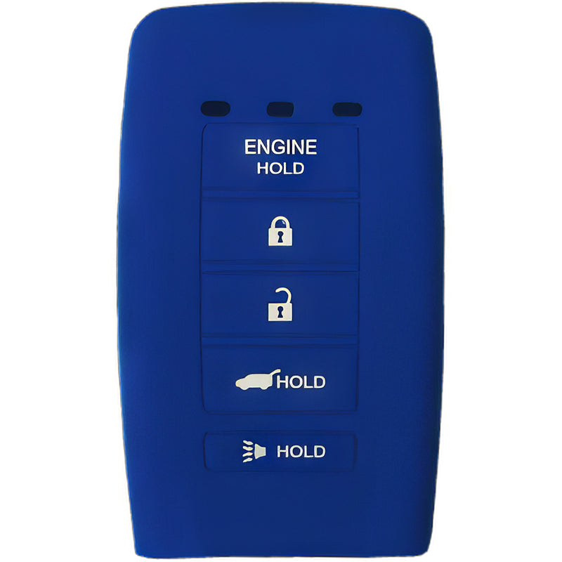 Silicone Key Fob Cover For Acura 5 Buttons Smart Key Remote