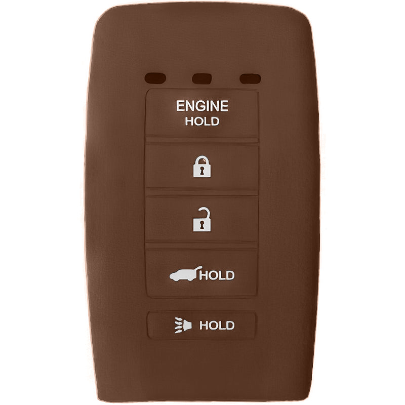 Silicone Key Fob Cover For Acura 5 Buttons Smart Key Remote