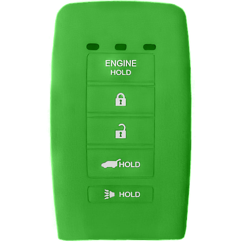 Silicone Key Fob Cover For Acura 5 Buttons Smart Key Remote