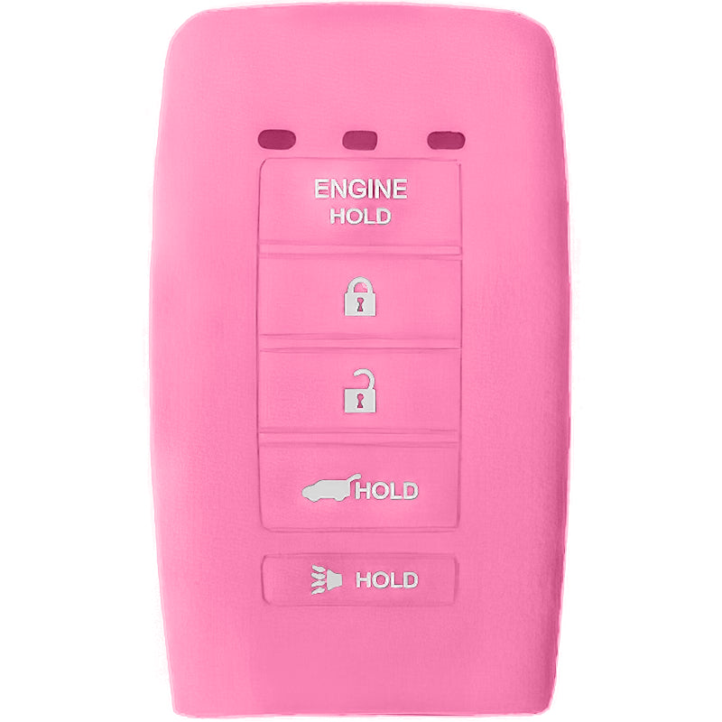Silicone Key Fob Cover For Acura 5 Buttons Smart Key Remote