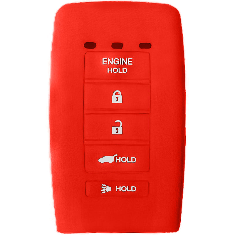 Silicone Key Fob Cover For Acura 5 Buttons Smart Key Remote