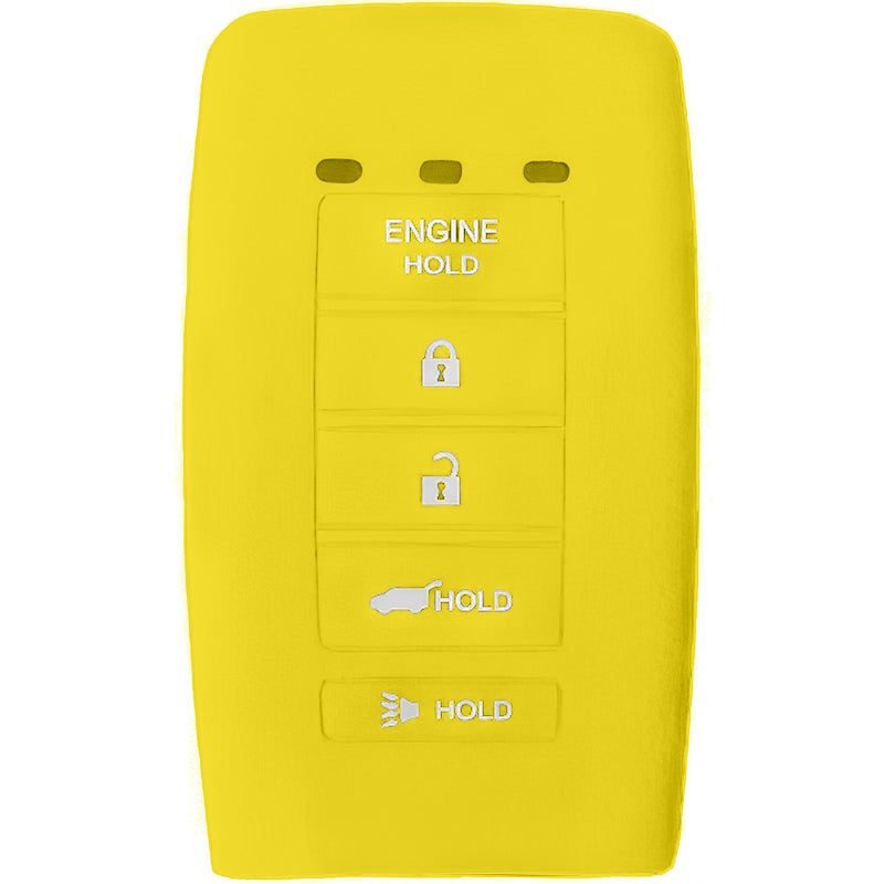 Silicone Key Fob Cover For Acura 5 Buttons Smart Key Remote