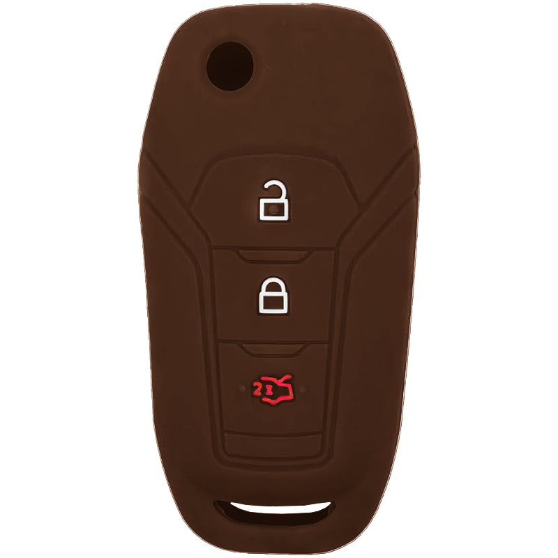 Silicone Key Fob Cover For Ford 3 Buttons Flipkey Remote