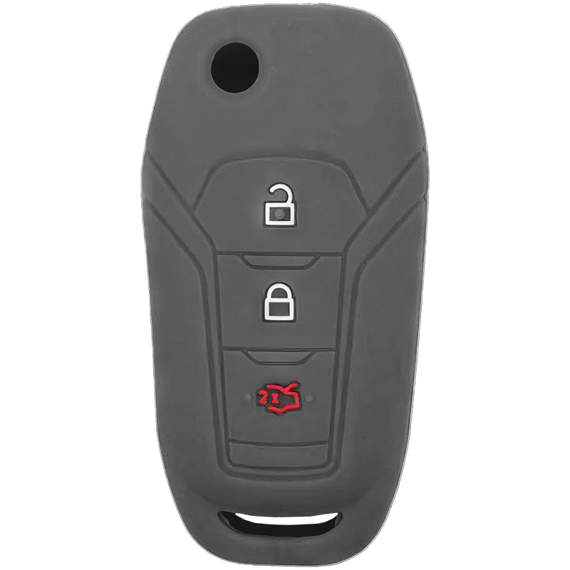 Silicone Key Fob Cover For Ford 3 Buttons Flipkey Remote