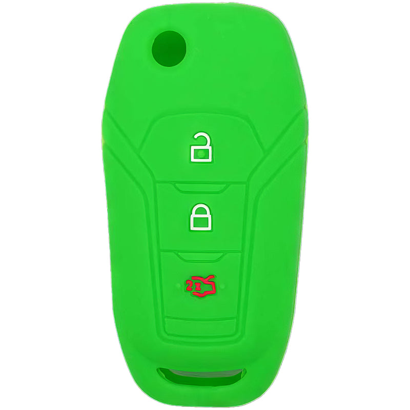 Silicone Key Fob Cover For Ford 3 Buttons Flipkey Remote