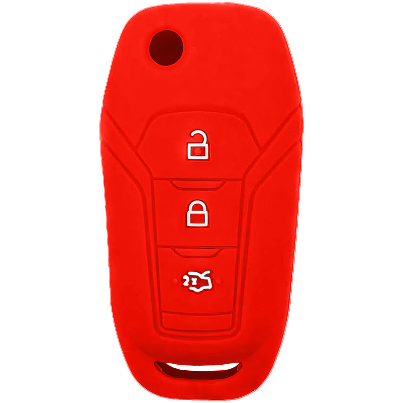 Silicone Key Fob Cover For Ford 3 Buttons Flipkey Remote