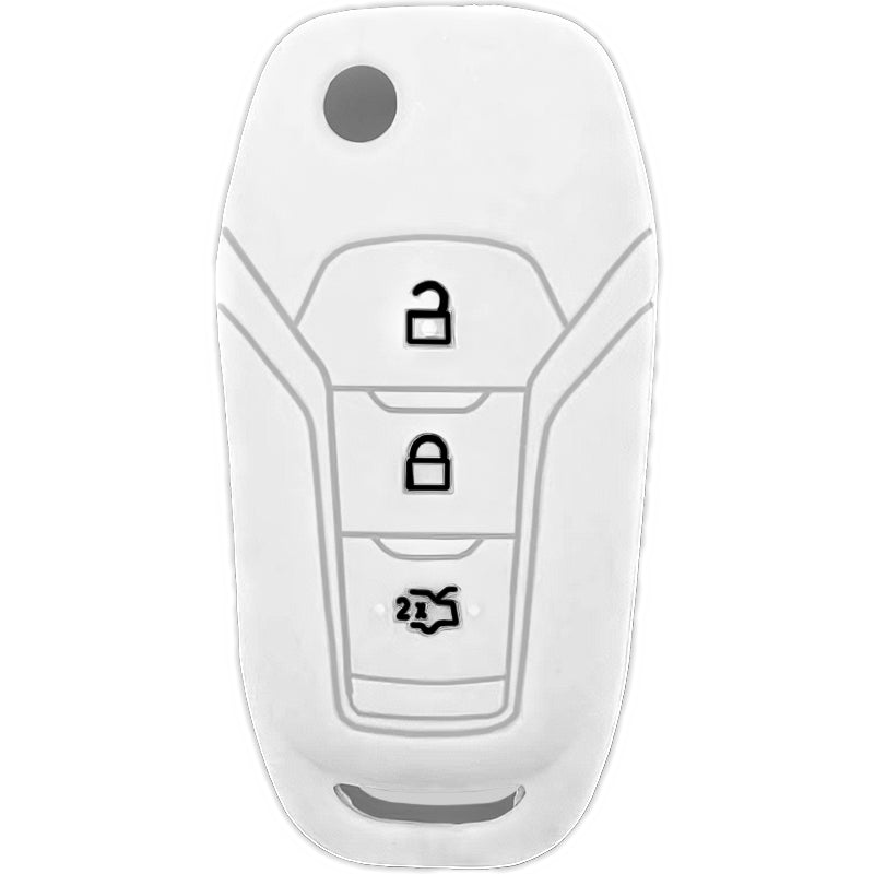 Silicone Key Fob Cover For Ford 3 Buttons Flipkey Remote