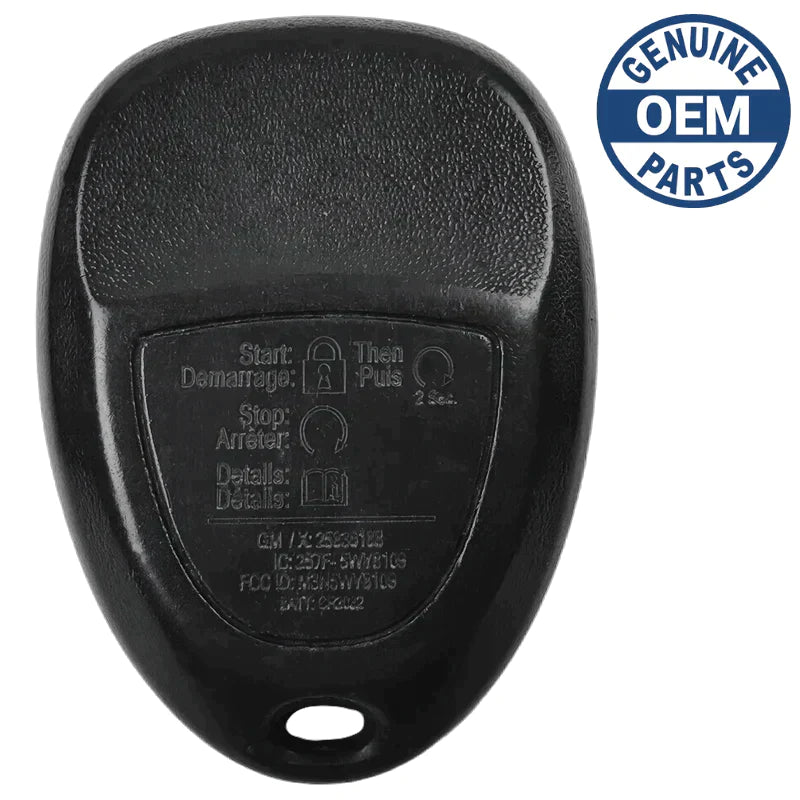 2015 Buick Enclave Regular Remote PN: 25836188