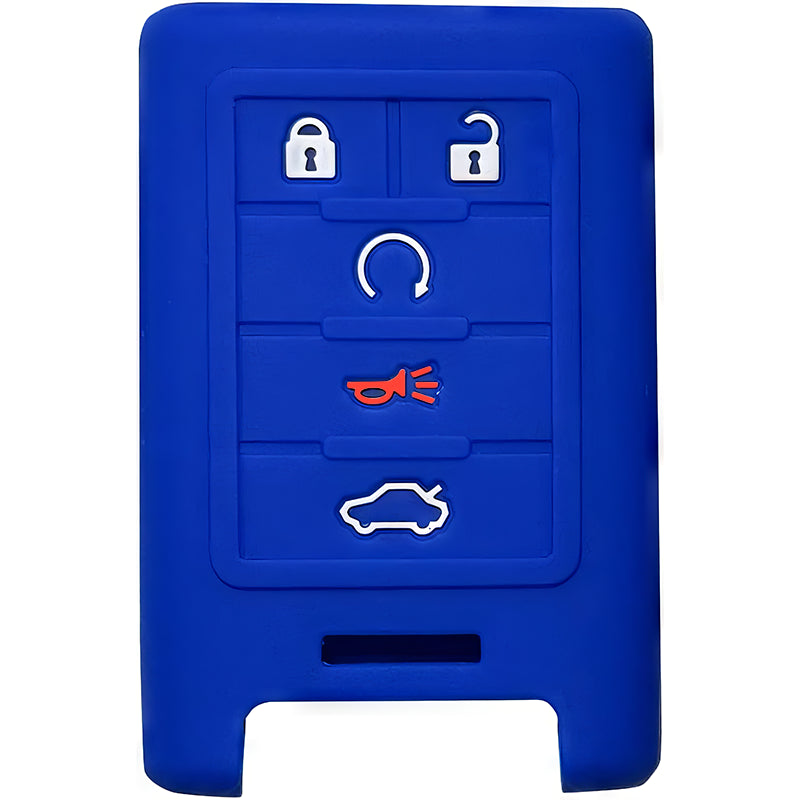 Silicone Key Fob Cover For GM 5 Buttons Smart Key Remote