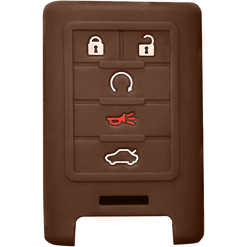 Silicone Key Fob Cover For GM 5 Buttons Smart Key Remote