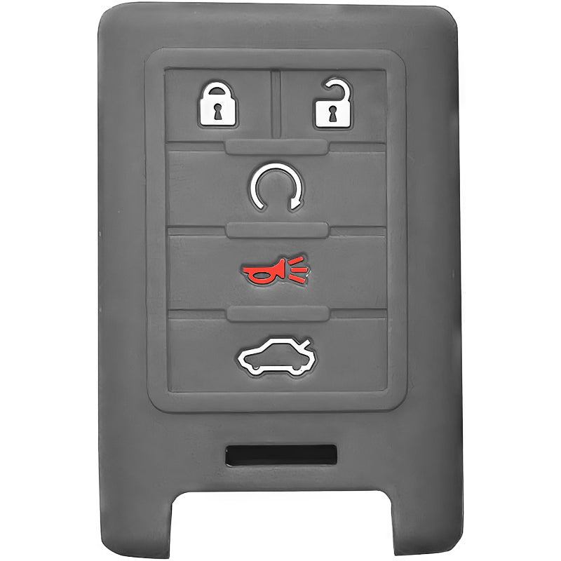 Silicone Key Fob Cover For GM 5 Buttons Smart Key Remote