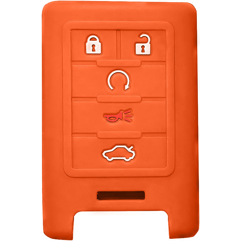 Silicone Key Fob Cover For GM 5 Buttons Smart Key Remote