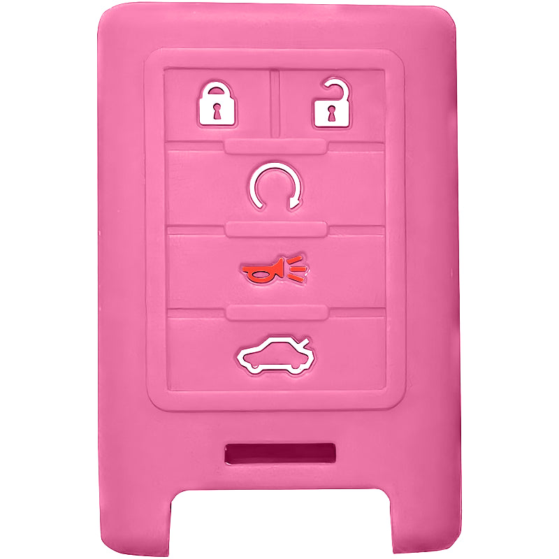 Silicone Key Fob Cover For GM 5 Buttons Smart Key Remote