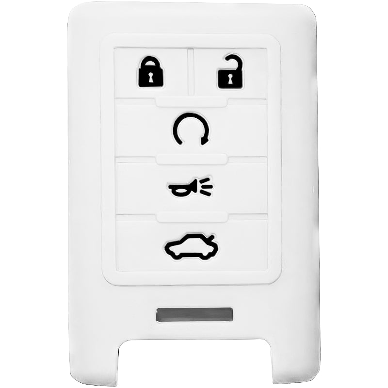 Silicone Key Fob Cover For GM 5 Buttons Smart Key Remote