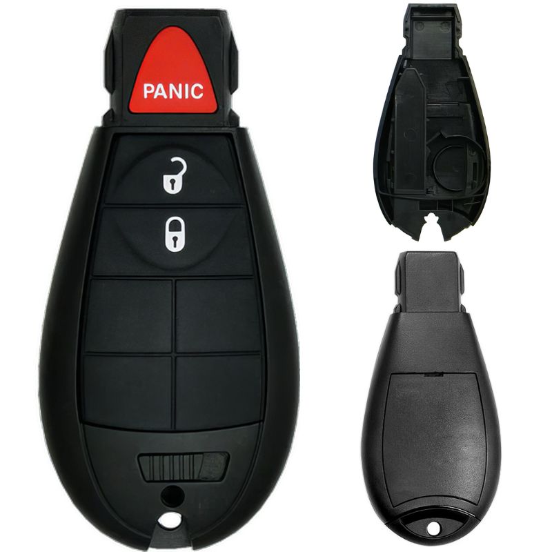 Chrysler/Dodge/Jeep/VW Fobik 3 Button Replacement Case FCC ID: IYZ-C01C / M3N5WY783X