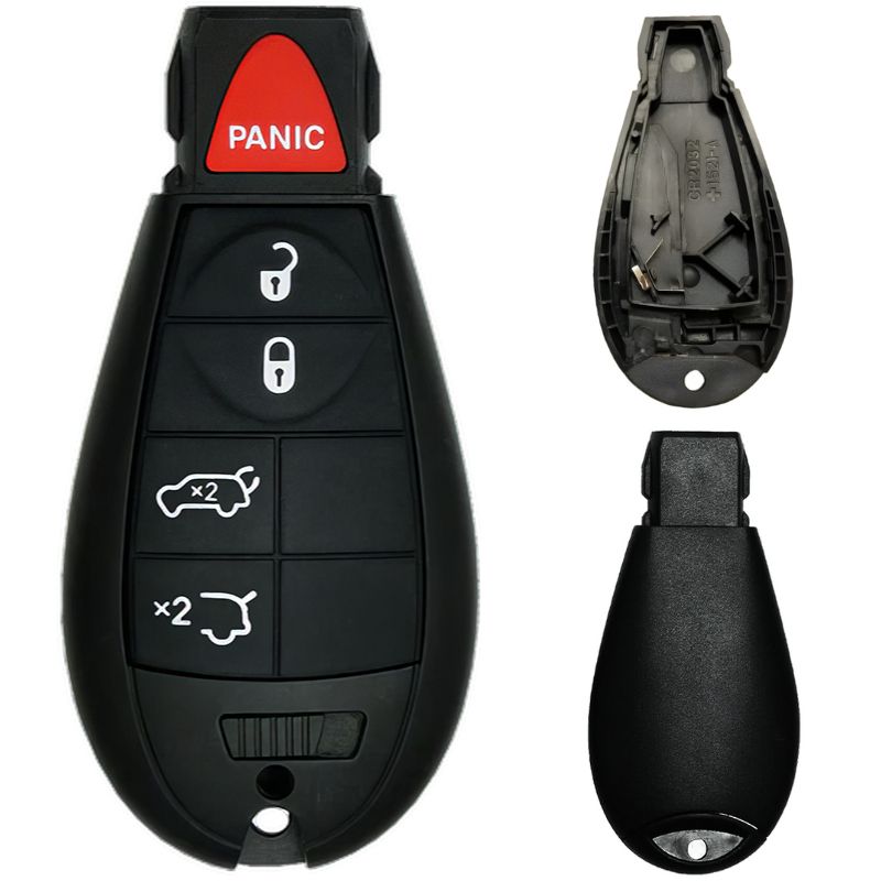 Chrysler/Dodge/Jeep/VW Fobik 5 Button Replacement Case FCC ID: IYZ-C01C / M3N5WY783X