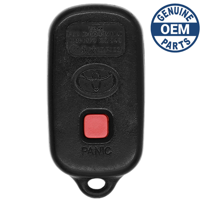 2002 Toyota Camry Remote FCC: GQ43VT14T PN: 89742-AA030