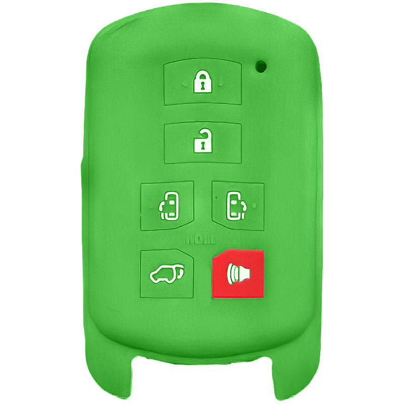 Silicone Protective Key Fob Cover For Toyota 6 Buttons Smart Key Remote