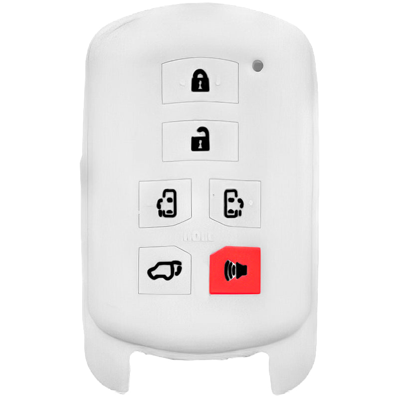 Silicone Protective Key Fob Cover For Toyota 6 Buttons Smart Key Remote