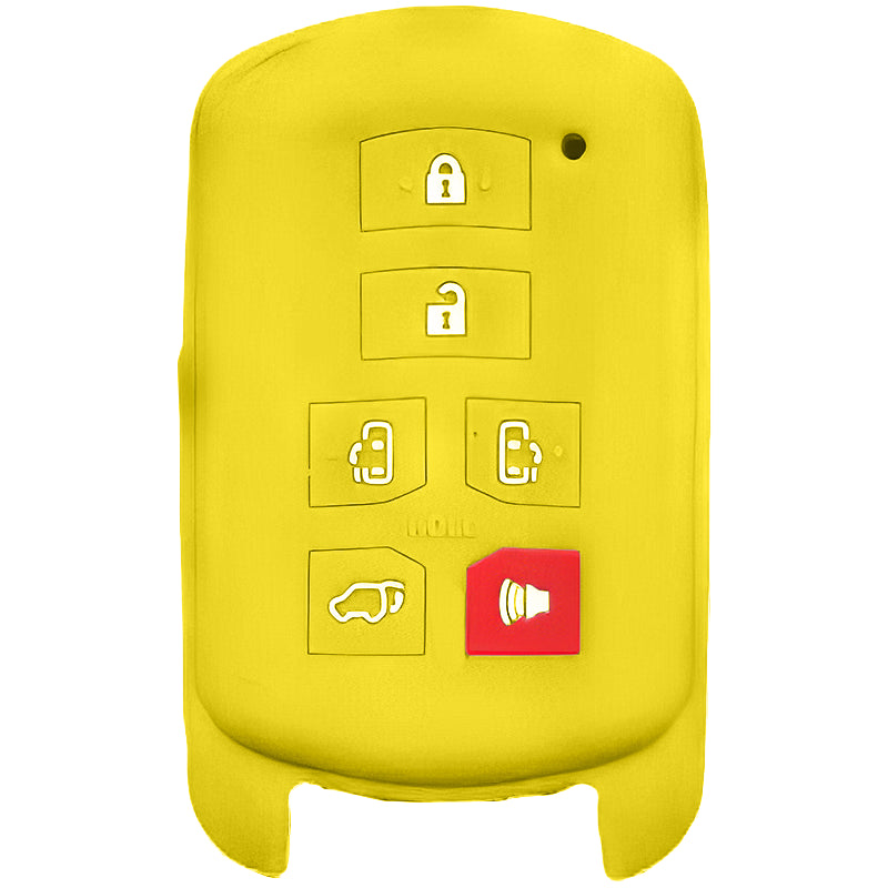 Silicone Protective Key Fob Cover For Toyota 6 Buttons Smart Key Remote