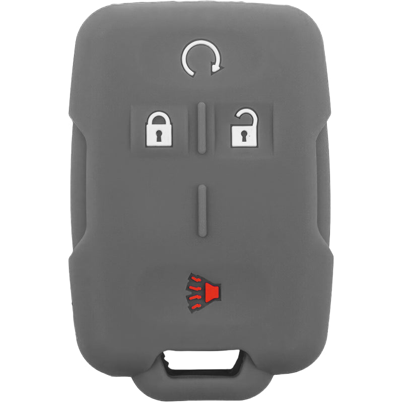 Silicone Key Fob Cover For GMC/Chevrolet 4 Buttons Regular Remote