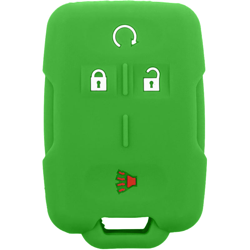 Silicone Key Fob Cover For GMC/Chevrolet 4 Buttons Regular Remote