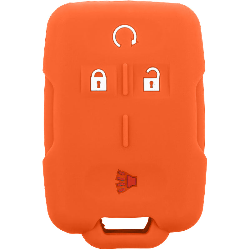 Silicone Key Fob Cover For GMC/Chevrolet 4 Buttons Regular Remote
