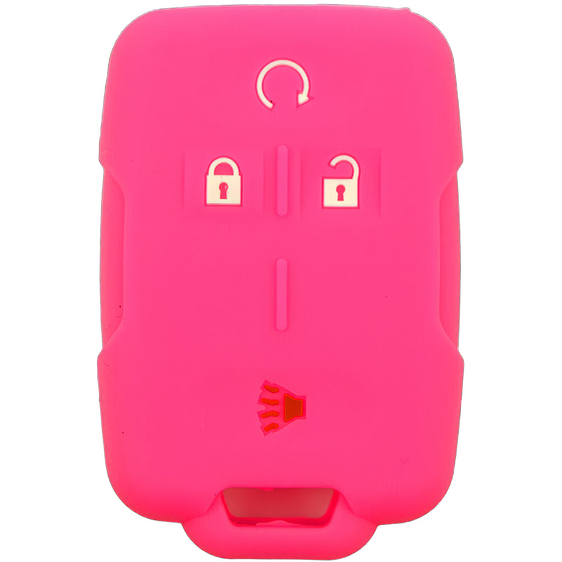Silicone Key Fob Cover For GMC/Chevrolet 4 Buttons Regular Remote