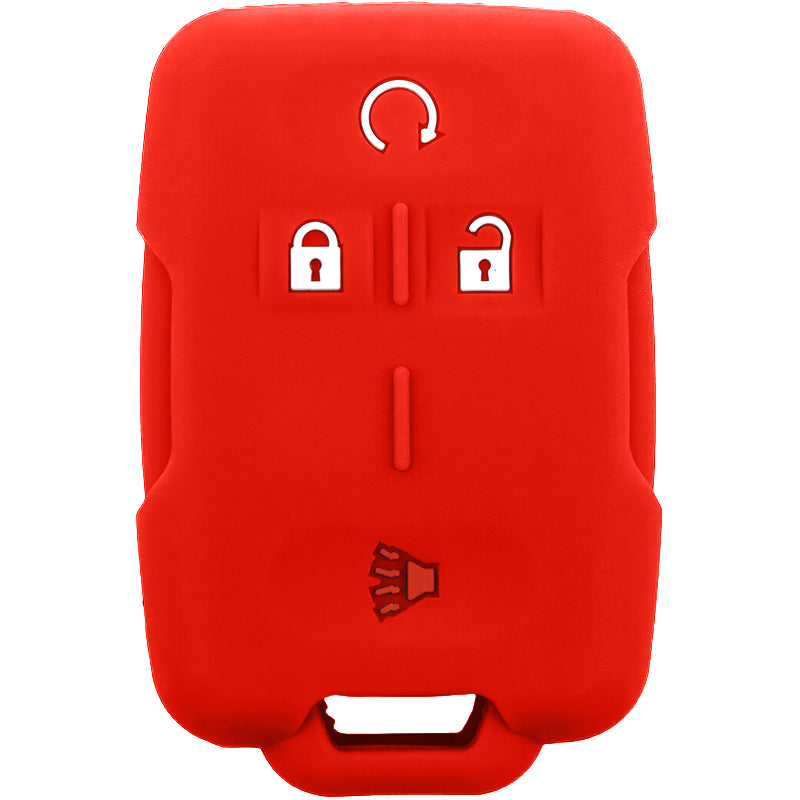 Silicone Key Fob Cover For GMC/Chevrolet 4 Buttons Regular Remote