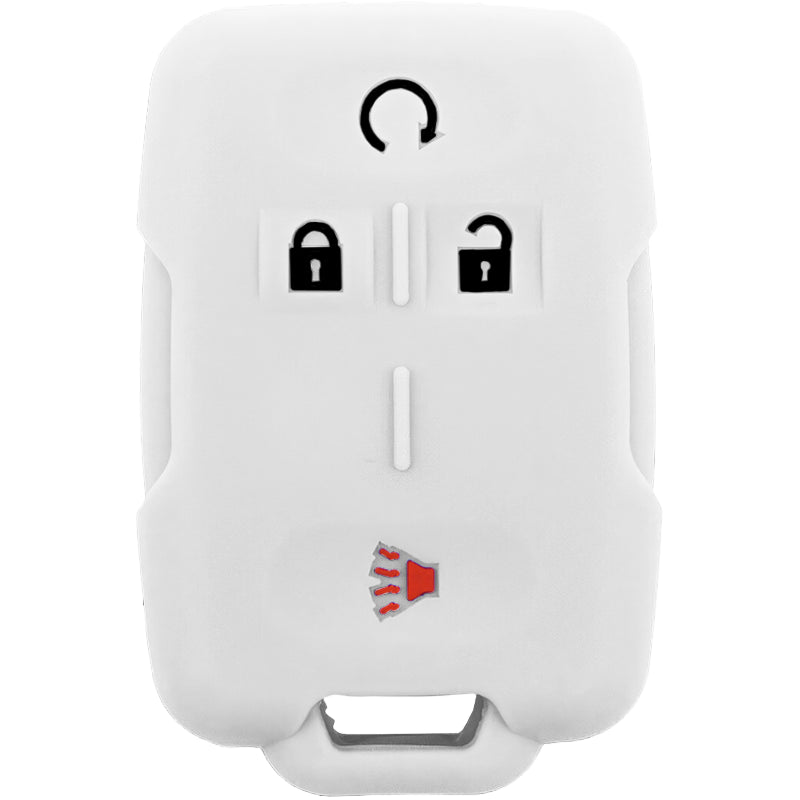 Silicone Key Fob Cover For GMC/Chevrolet 4 Buttons Regular Remote