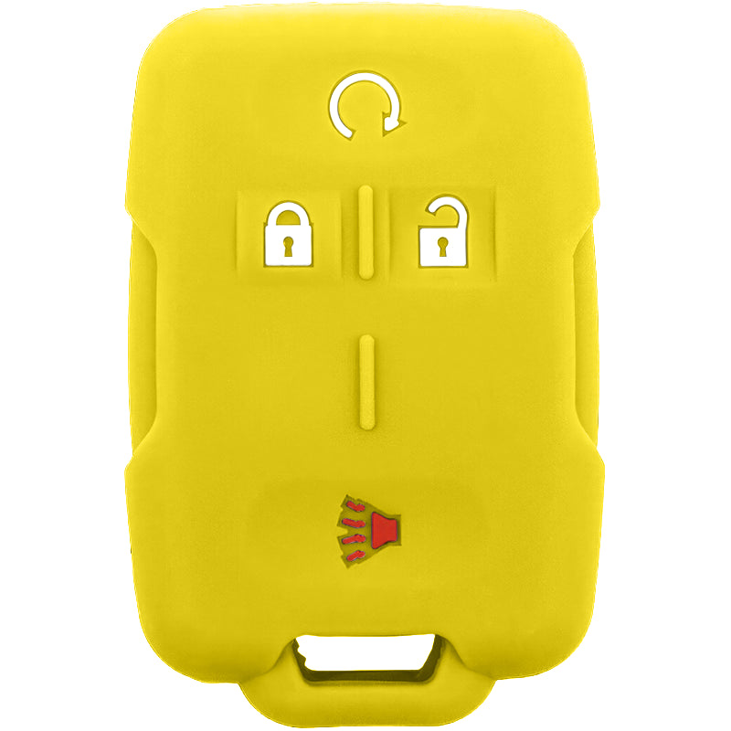 Silicone Key Fob Cover For GMC/Chevrolet 4 Buttons Regular Remote