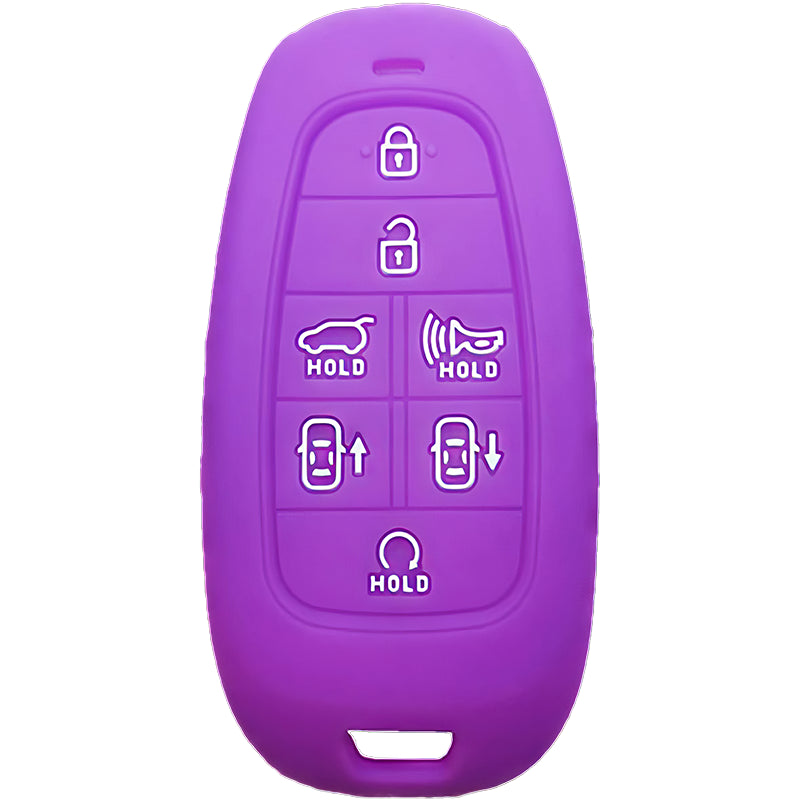 Silicone Protective Cover For Hyundai 7 Buttons Smart Key Remote
