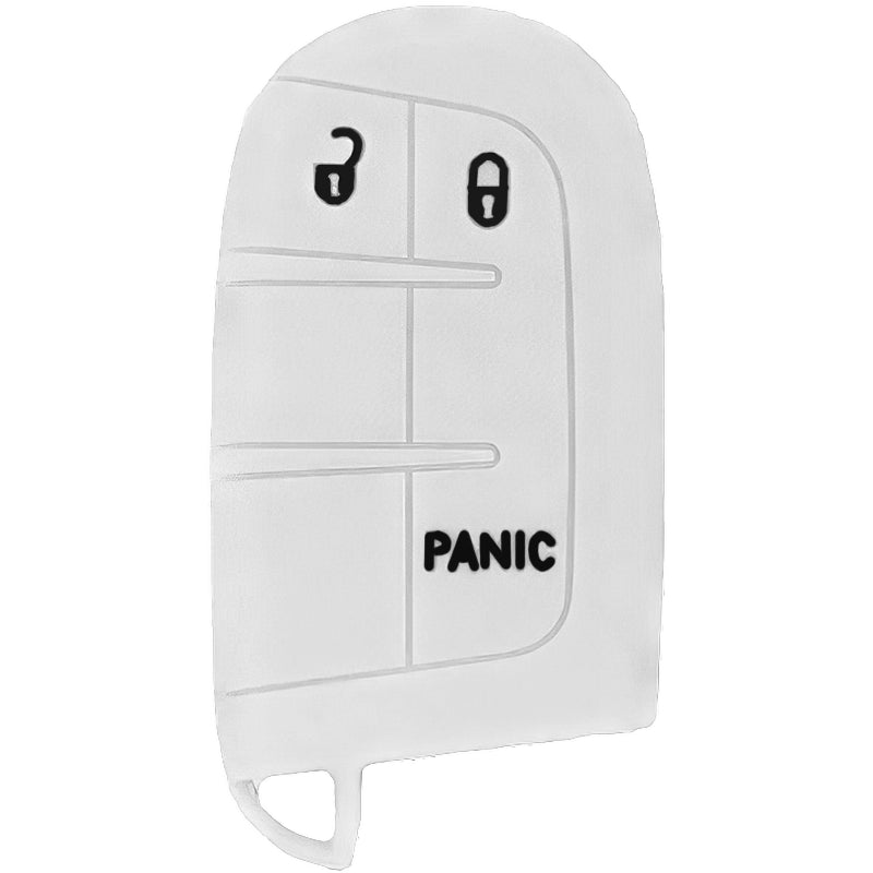 Silicone Key Fob Cover For Jeep/Dodge/Chrysler 3 Buttons Smart Key Remote