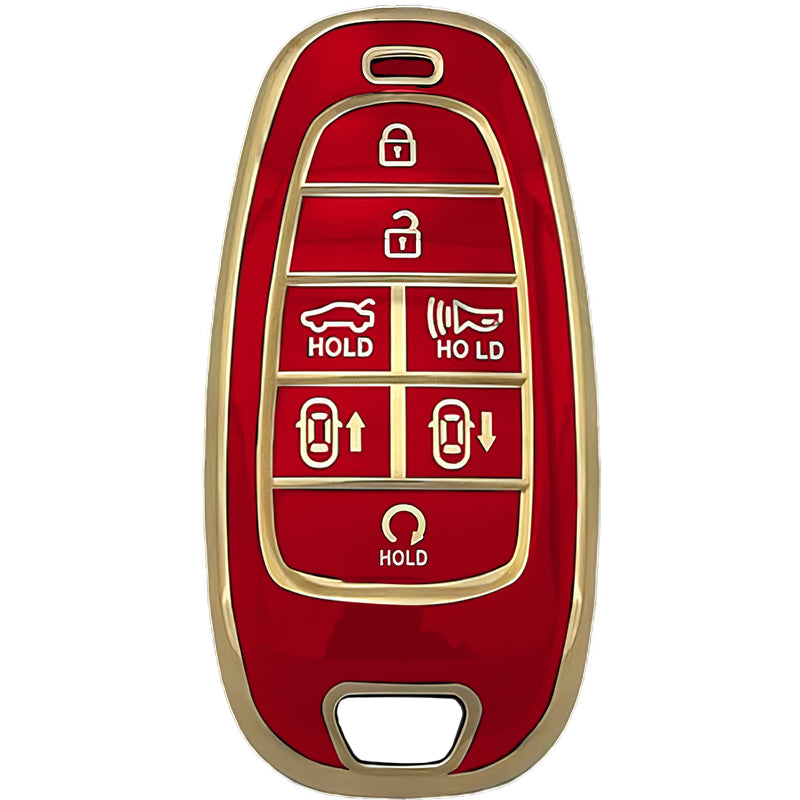TPU Key Fob Cover For Hyundai 7 Buttons TQ8-FOB-4F28
