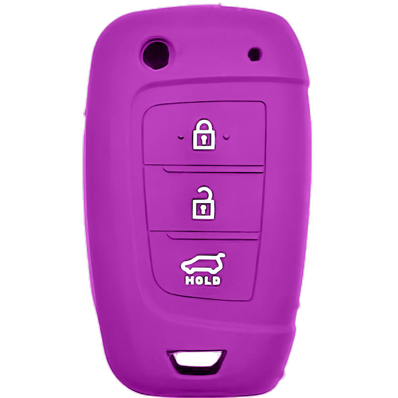 Silicone Protective Cover for Hyundai 3 Buttons TQ8-RKE-4F41