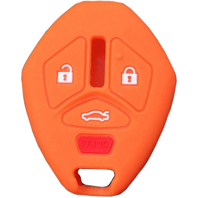 Silicone Protective Key Fob Cover For Mitsubishi 4 Buttons Flipkey Remote