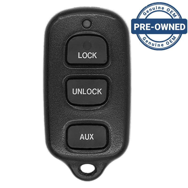 2003 Toyota Camry Dealer Installed Keyless Entry Remote BAB237131-056 with AUX Button