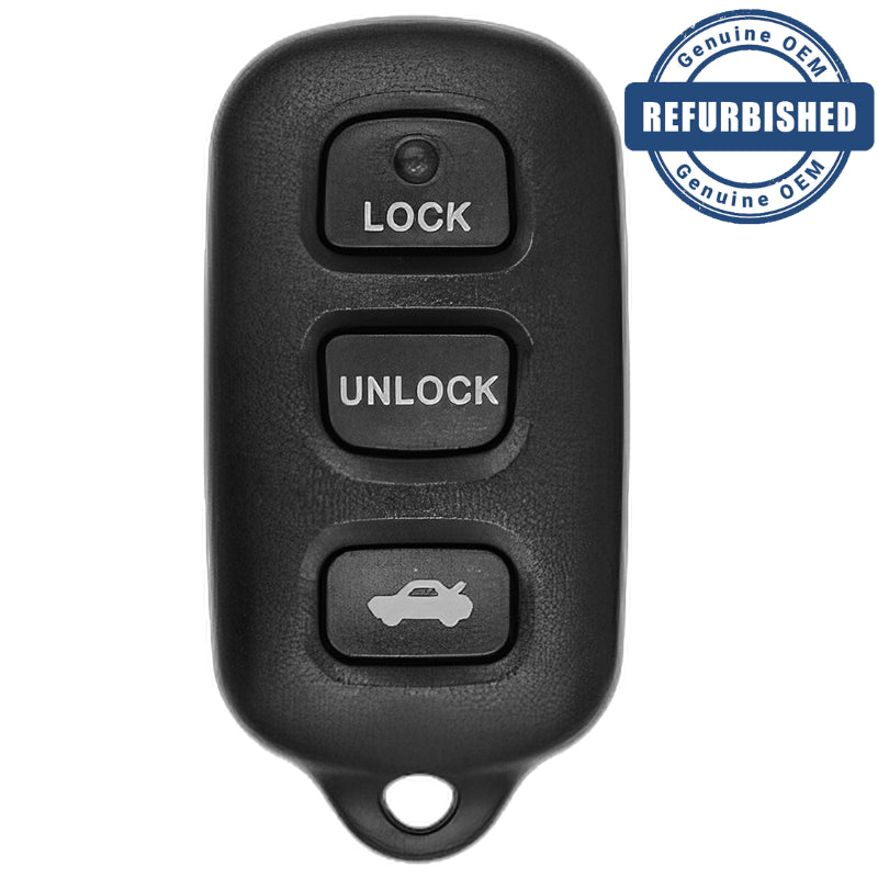 2002 Toyota Camry Remote FCC: GQ43VT14T PN: 89742-AA030