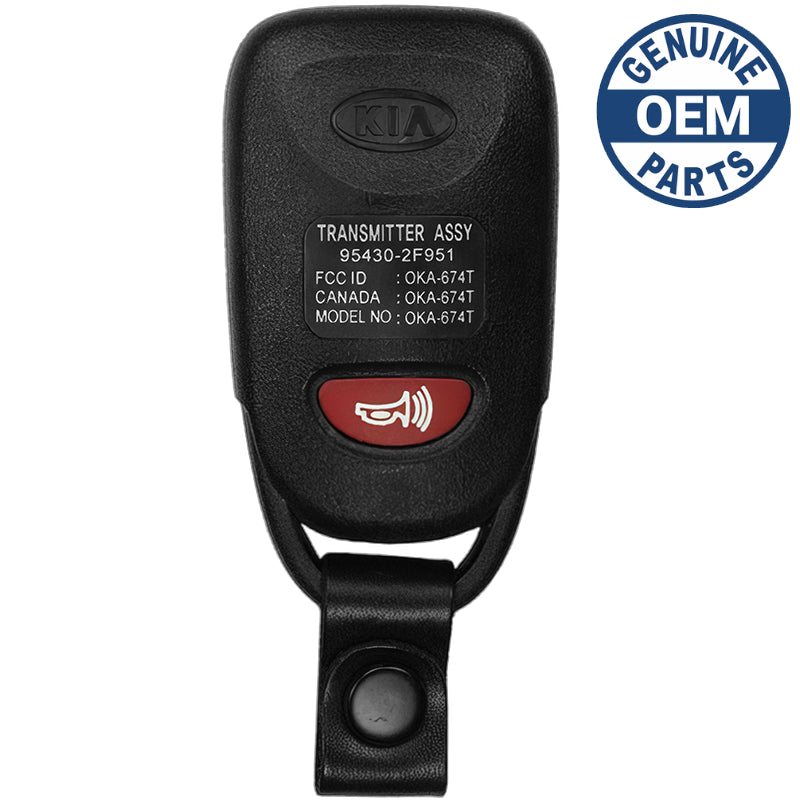 2008 Kia Spectra Remote PN: 95430-2F951 FCC: OSLOKA-674T