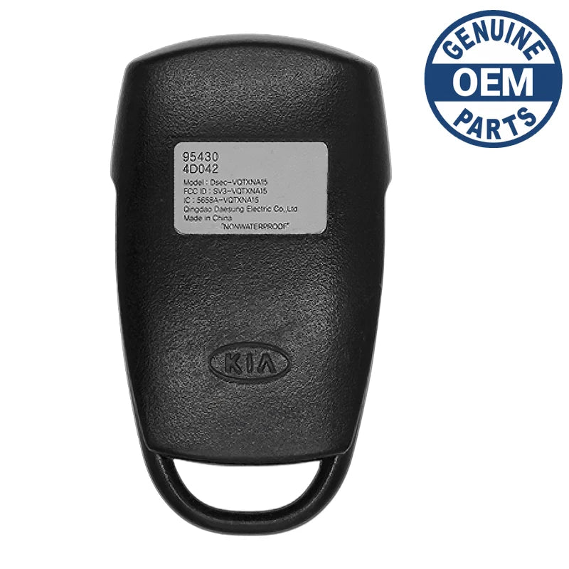 2007 Hyundai Entourage Regular Remote FCC ID: SV3-100060234, PN: 95430-4J011