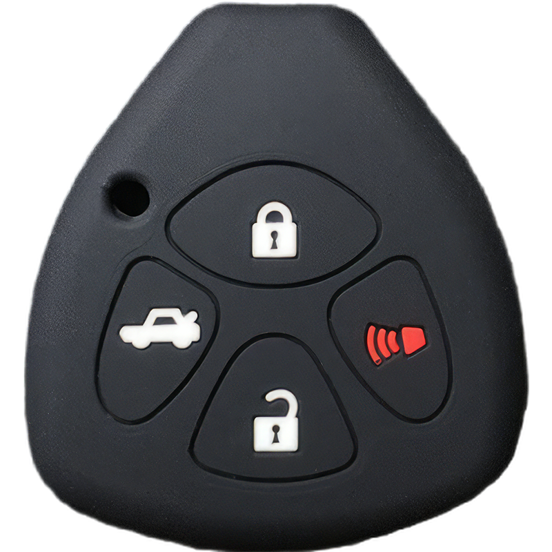 Silicone Protective Key Fob Cover For Toyota/Scion 4 Buttons Remote Head Key