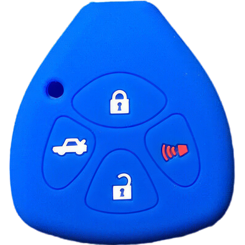 Silicone Protective Key Fob Cover For Toyota/Scion 4 Buttons Remote Head Key