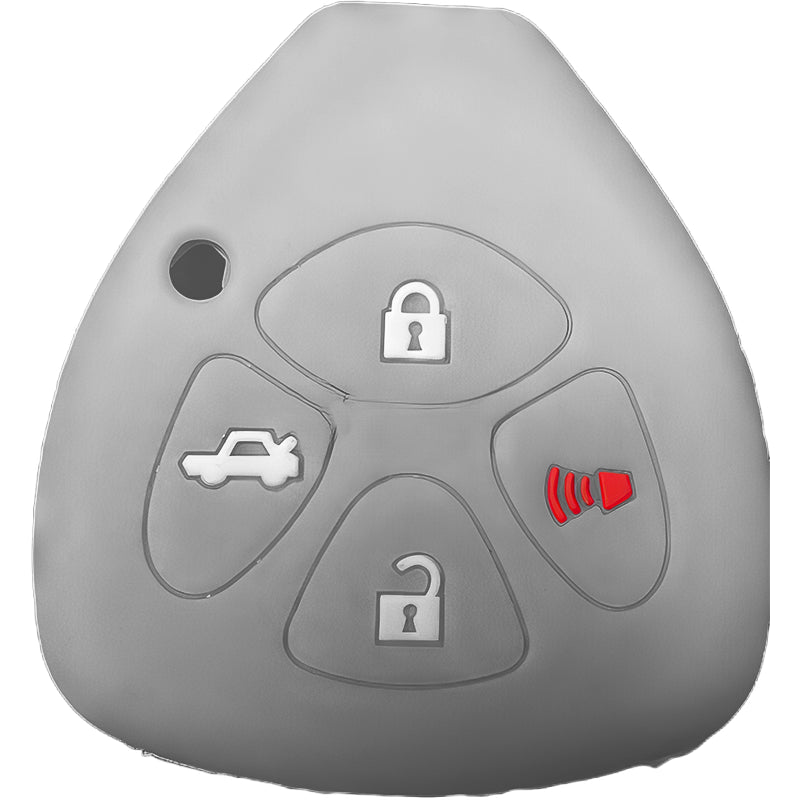 Silicone Protective Key Fob Cover For Toyota/Scion 4 Buttons Remote Head Key
