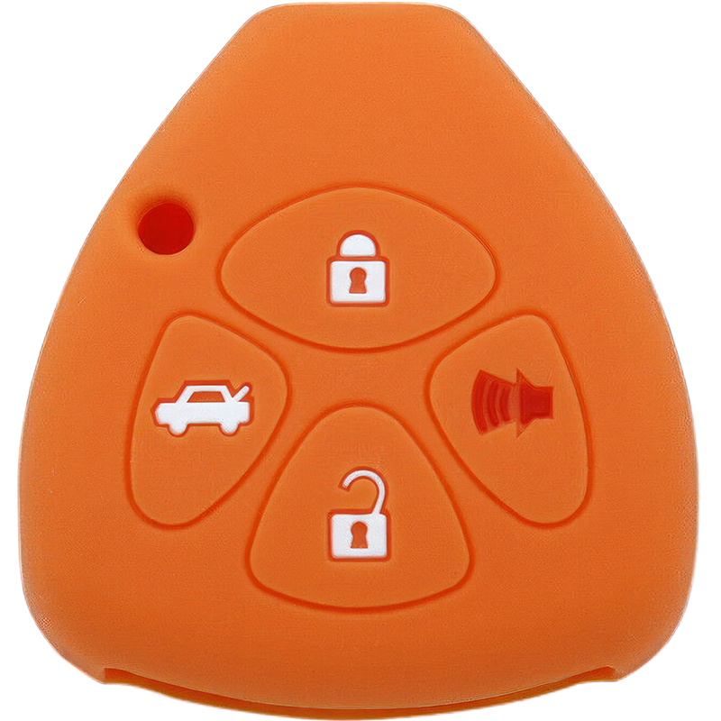 Silicone Protective Key Fob Cover For Toyota/Scion 4 Buttons Remote Head Key